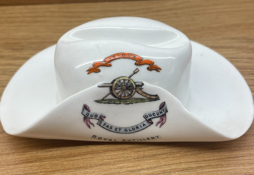 Crested china ww1 hat - ww1, by
