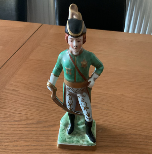 Porcelain military soldier - military,