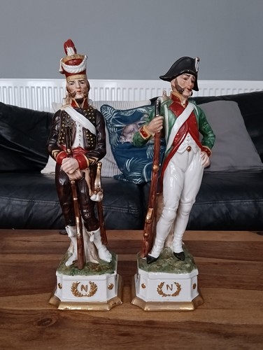 Pair vintage capodimonte - vintage,