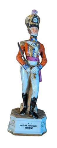 Vintage porcelain 1822 officer - porcelain,