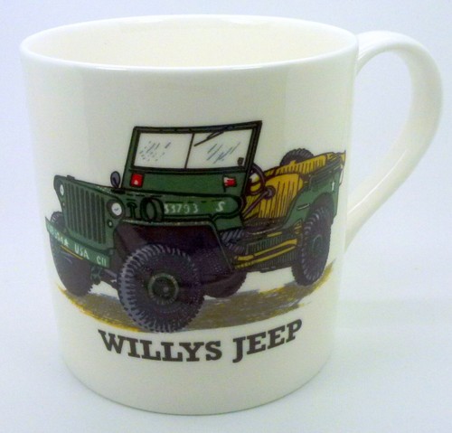 Military vehicles bone china - vehicles,