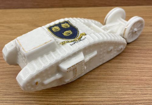 Crested china ww1 tank - crested,
