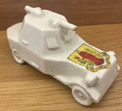 Crested china ww1 armoured - ww1,
