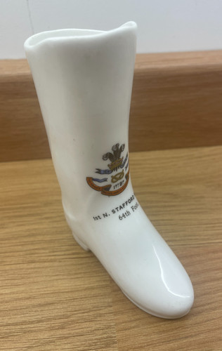 Crested china ww1 boot - ww1, by