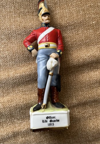 Vintage porcelain officer life - vintage,