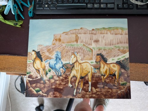 Ceramic porcelain picture - porcelain,