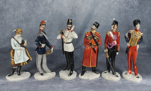 Rare set six italian - six,