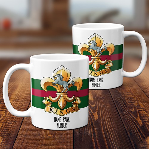 Personalised kings regiment - personalised,