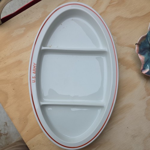 Wwii army plate vtg alt - us,
